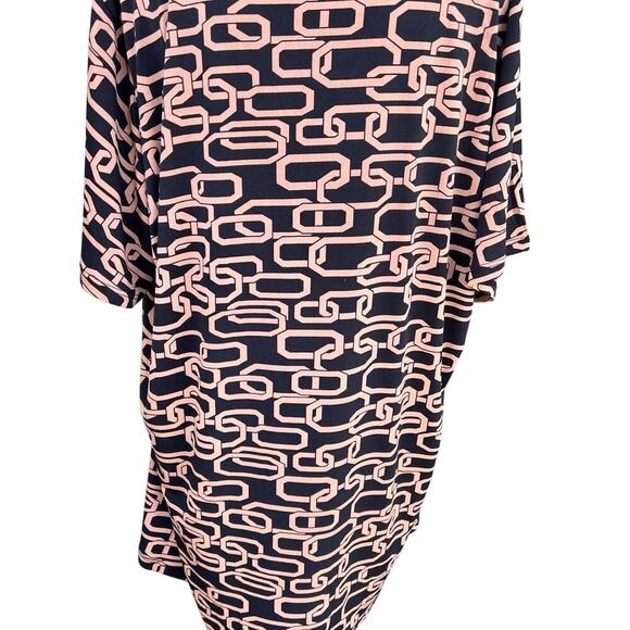 ALWAYS INDIGO, women's size 2X top, short sleeves - Picture 4 of 8